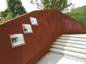 梧州耐候钢挡土墙